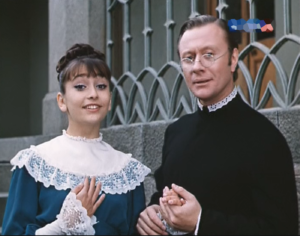 Ия Нинидзе и Андрей Миронов в фильме "Небесные ласточки" (1976 год, Ленфильм)